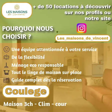 Holiday home Coulege - Clim - Cour